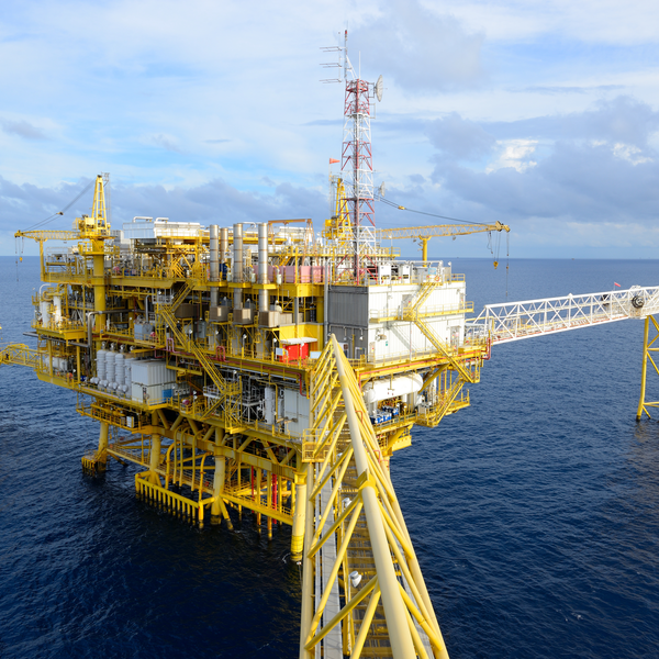 yellow offshore oil rig yellow offshore oil rig